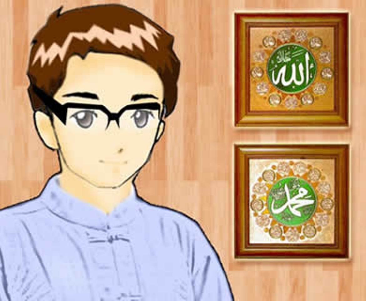 Gambar Kartun Muslim Laki Laki Gambar Kartun